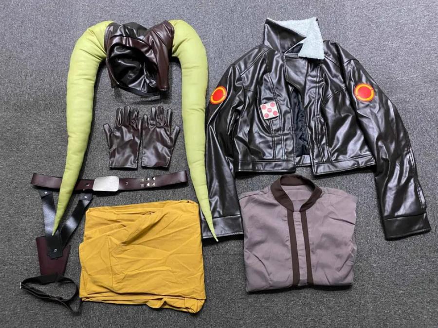 Star Wars Hera Syndulla Costume Cosplay Suit with Hat