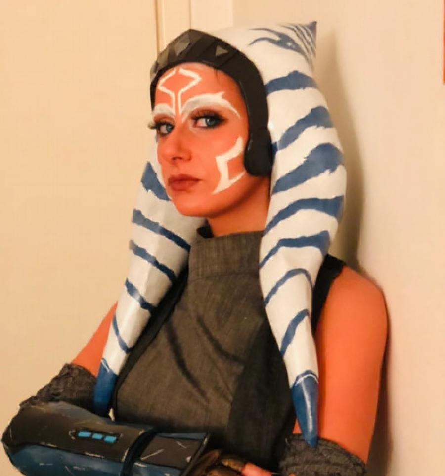 Lekku Ahsoka Tano series - Custom made head piece Mandalorian