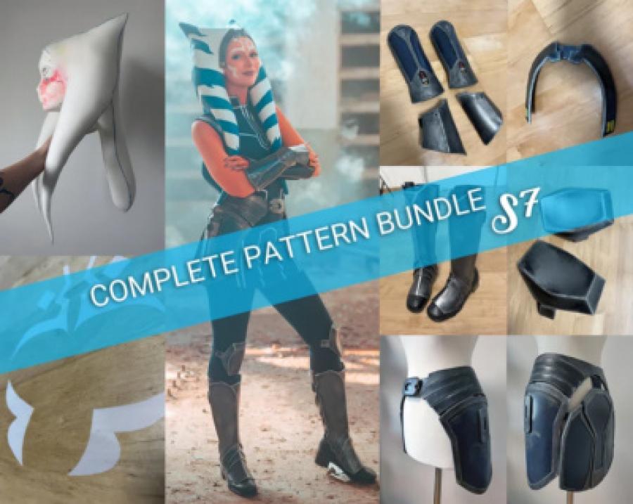 Ahsoka Clone Wars S7 Inspired COMPLETE PATTERN BUNDLE