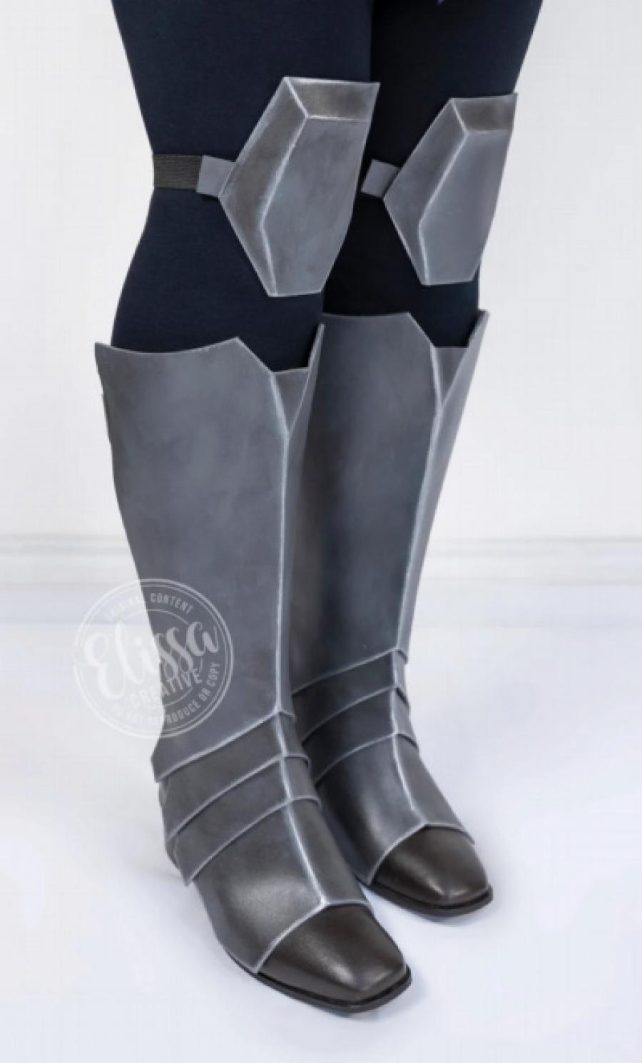 Ahsoka Tano Season 7 Inspired Boot and Knee Armour Templates | Includes Step-by-Step Tutorials