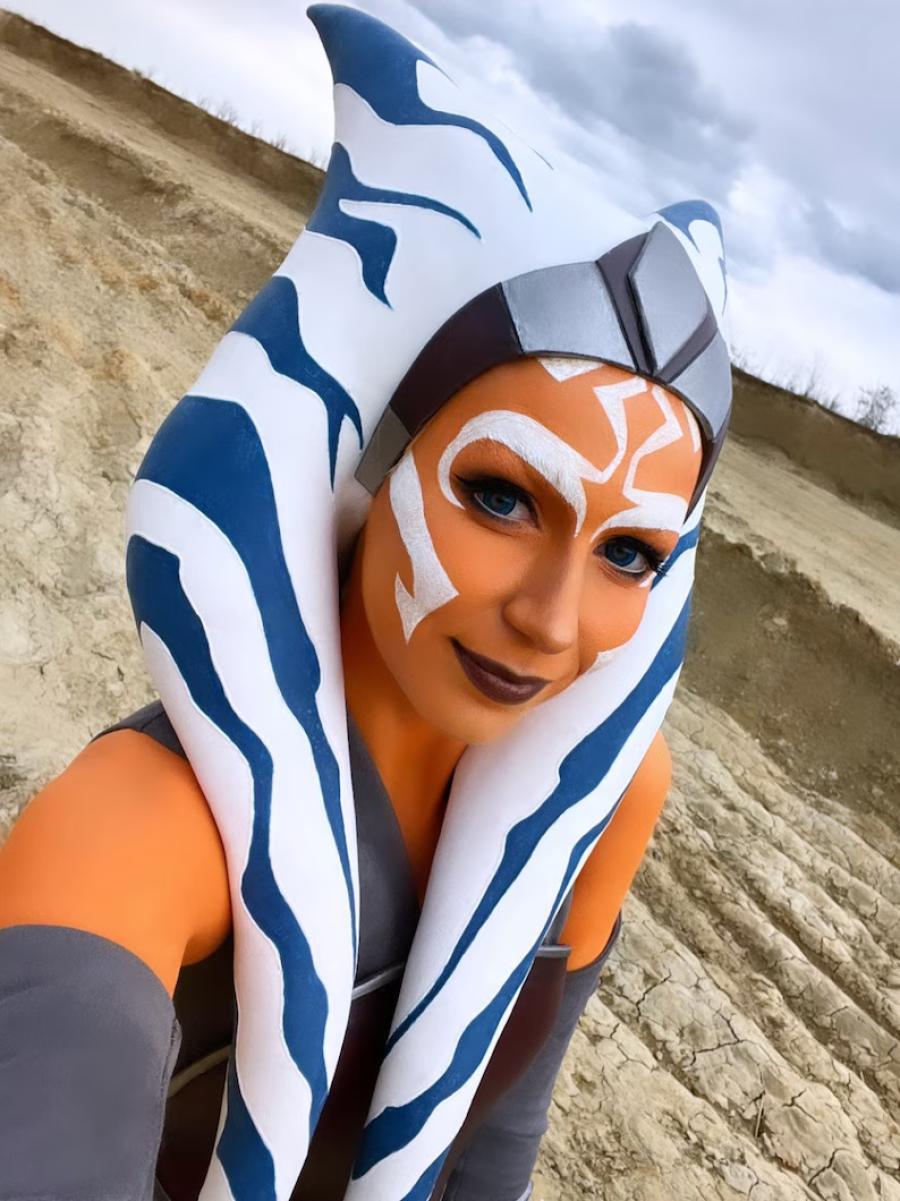 Ahsoka Rebels Fulcrum Inspired Face Marking Pattern