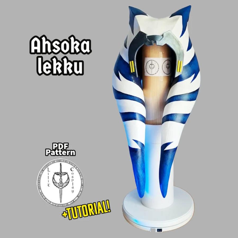 Lekku pattern, EVA foam PDF file - DIY cosplay template