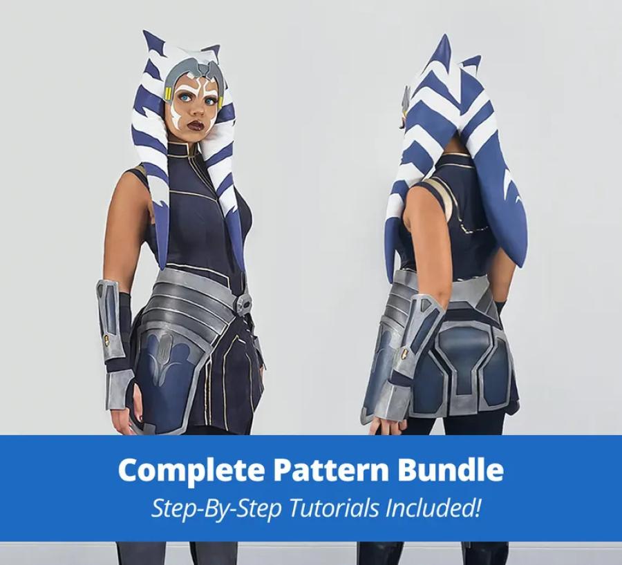 Ahsoka S7 Inspired Templates & Step-By-Step Tutorials | COMPLETE BUNDLE!