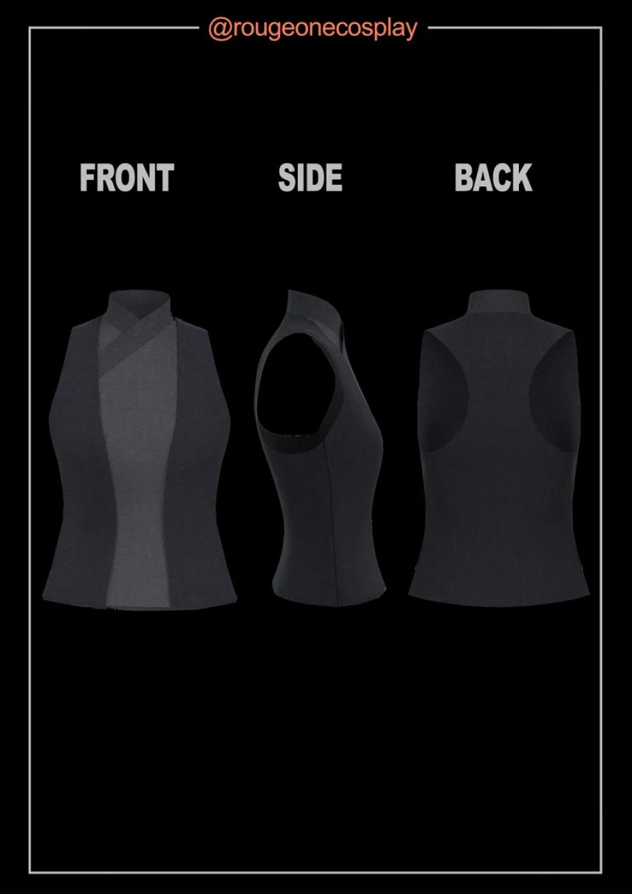 Ahsoka cosplay top starwars cosplay top pattern DIGITAL sizes 34-44 + guide / jedi